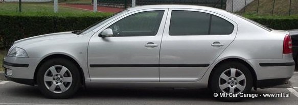 Pogled na montirane sencnike na avtomobilu