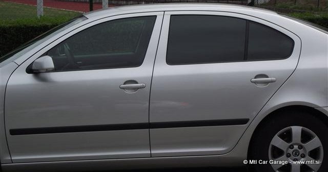 Se ena bliznja slika zatemnjenih stekel s sencnikom